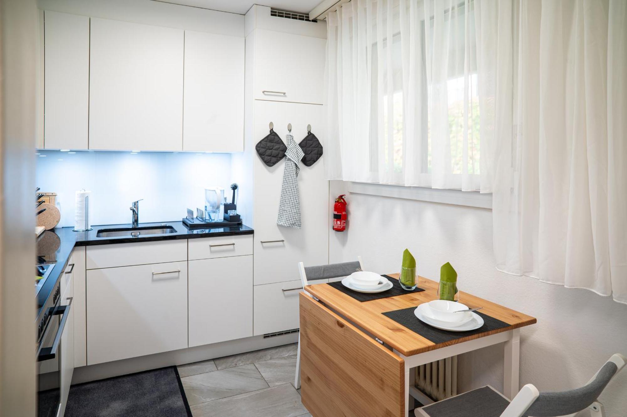 Expo-Basel-Ch Apt, Amazon Prime Video, Wifi, Coffee & Tee, Popcorn, Kitchen Exterior photo