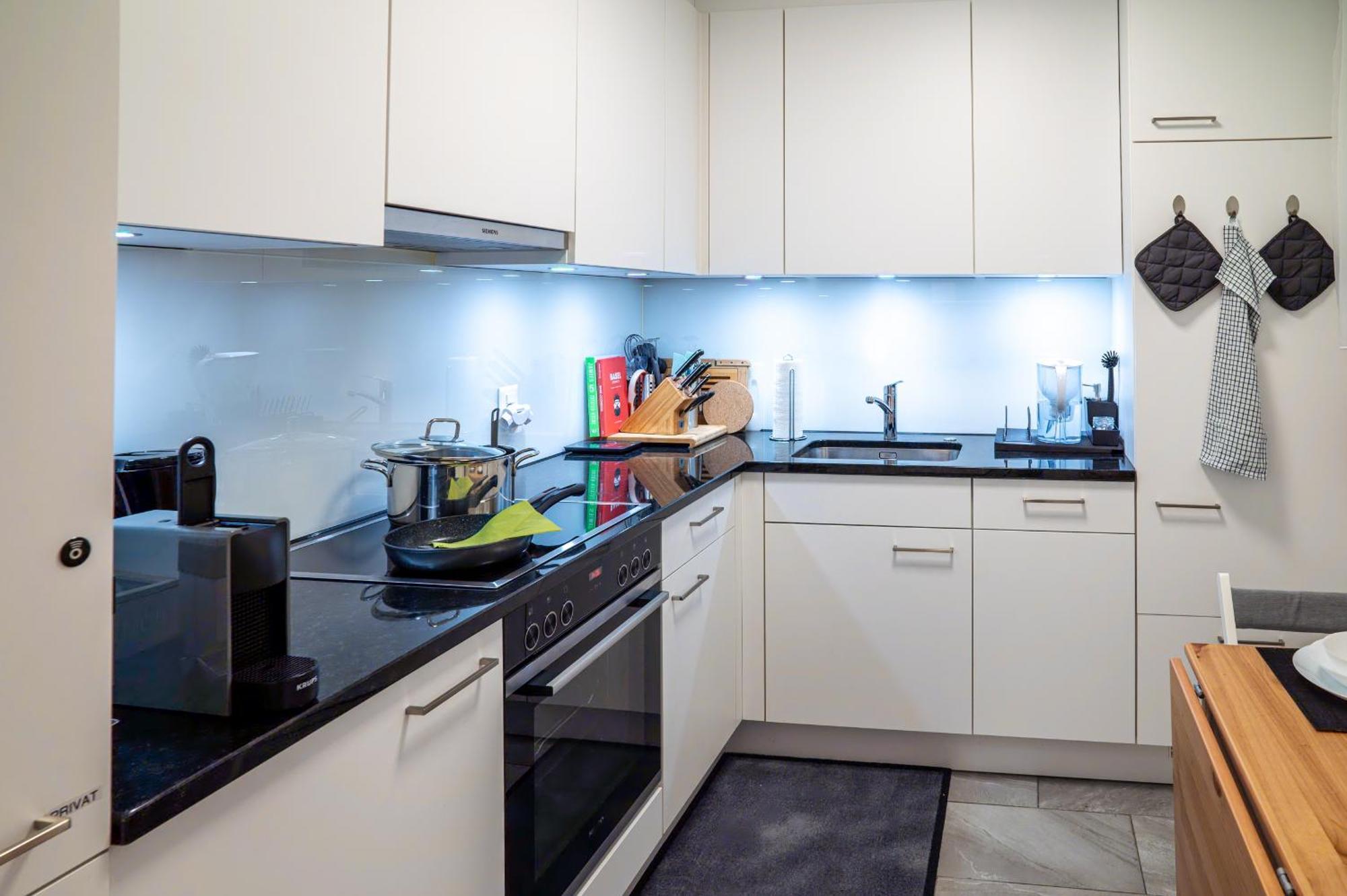 Expo-Basel-Ch Apt, Amazon Prime Video, Wifi, Coffee & Tee, Popcorn, Kitchen Exterior photo